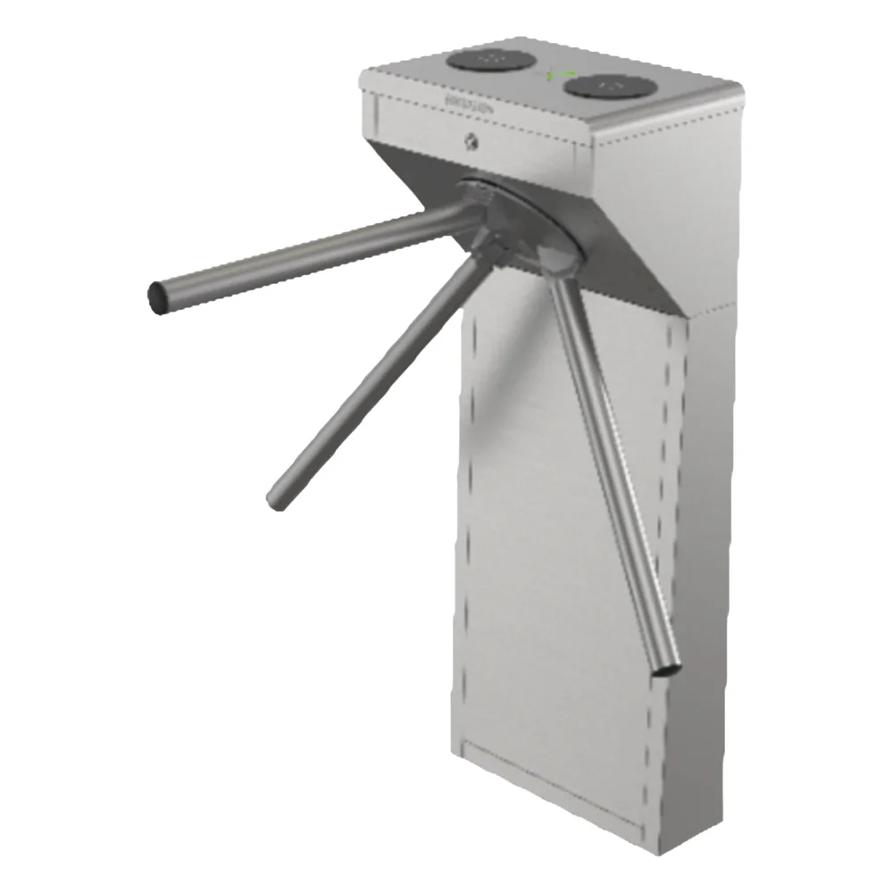 Torniquete Trípode Bidireccional de Acero Inoxidable SUS304 / 2 Millones MCBF  / Apertura en Caso de Emergencia / Integrable con cualquier Sistema de Control de Acceso / Indicadores LED de Entrada-Salida