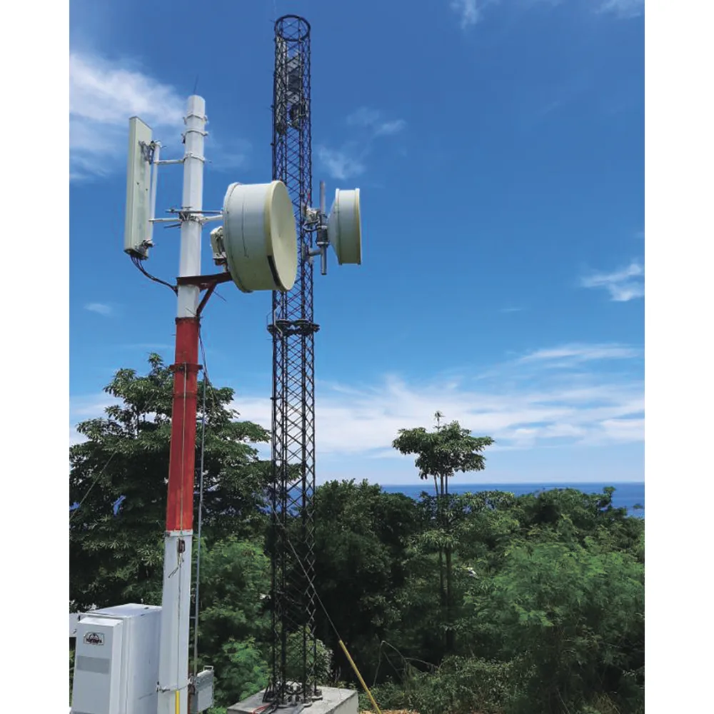 Torre de Fibra de Carbono 18.3 metros (60 pies) Autosoportada- ULTRA LIGERA. – vista 3