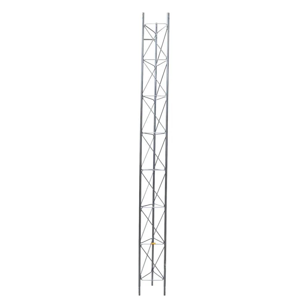 Tramo de Torre Arriostrada de 3m x 30cm, Galvanizado por Inmersión, Hasta 30 m de Elevación. Zonas Húmedas.