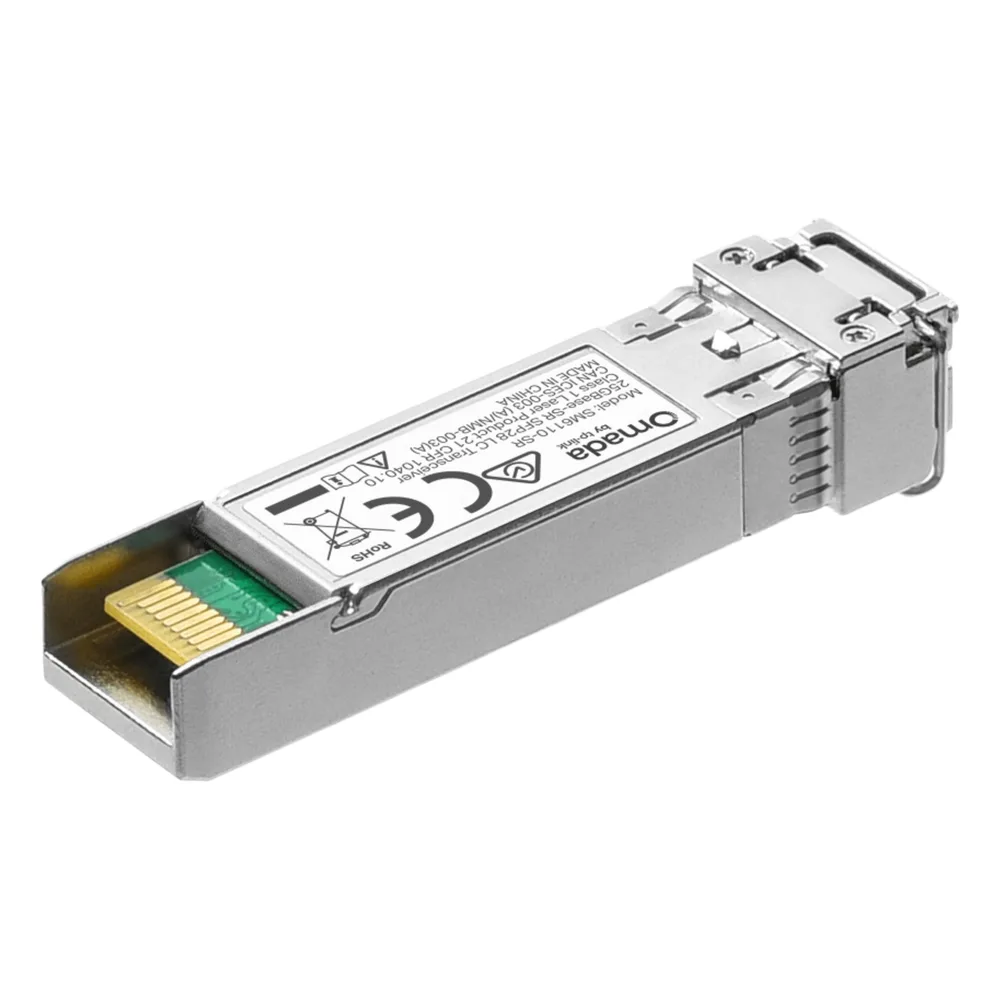 Transceptor Omada SFP28 / 25GBASE-LR / 850 nm / Monomodo / LC Dúplex / 100 m / DDM / Hot-Swappable / Bajo Consumo 1.2 W / Compatible MSA – vista 3