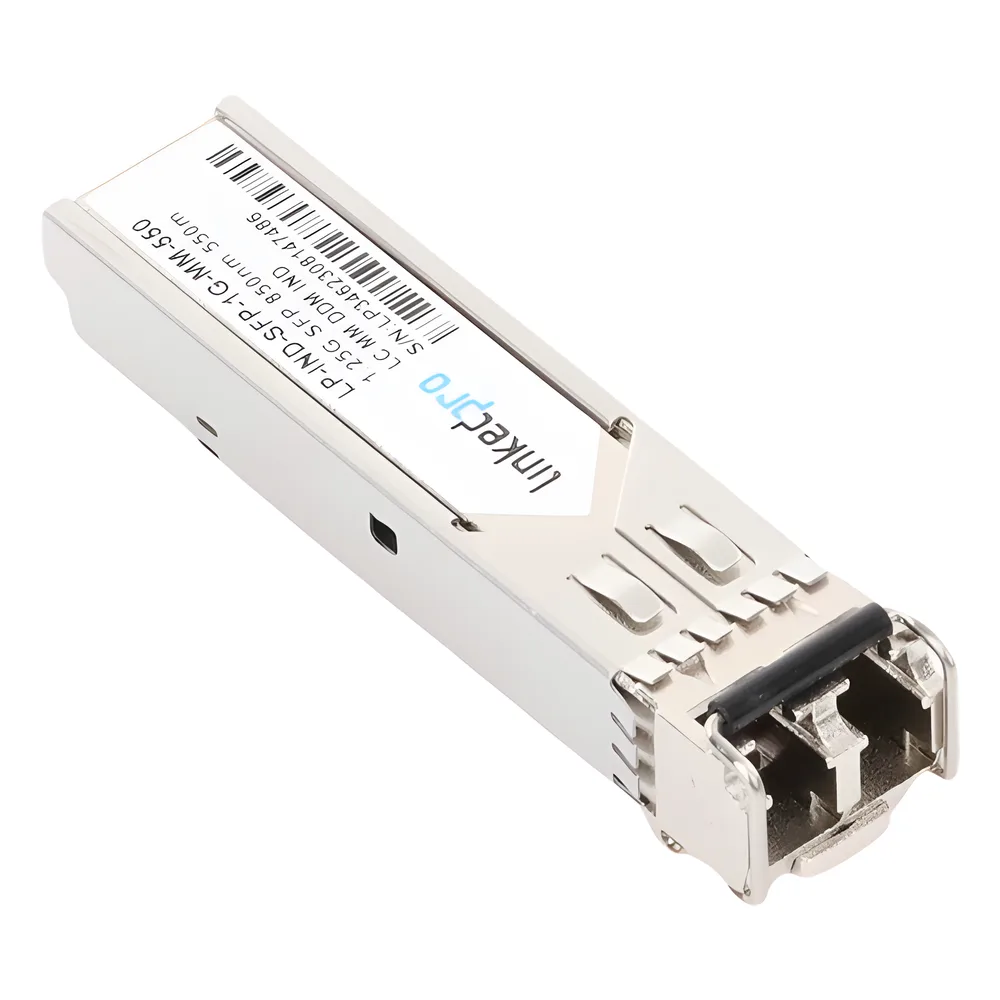 Transceptor Óptico Industrial SFP (Mini-Gbic) / Multimodo 850 nm / 1.25 Gbps / 1000BASE-SX / Conectores LC/UPC Dúplex / DDM / Hasta 550 m – vista 5