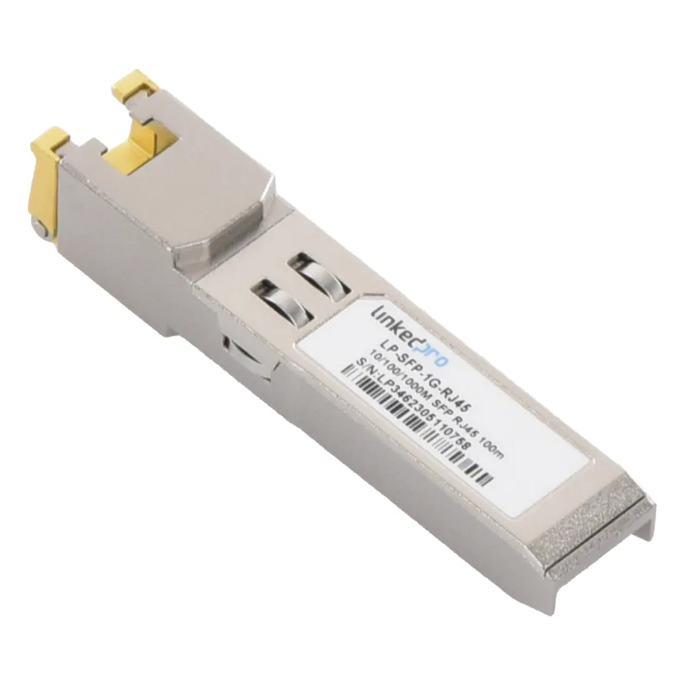 Transceptor Óptico SFP a RJ45 / Auto negociación 10/100/1000 Mbps / Conector RJ45 / 1000BASE-T / Distancia de hasta 100 m. – vista 4