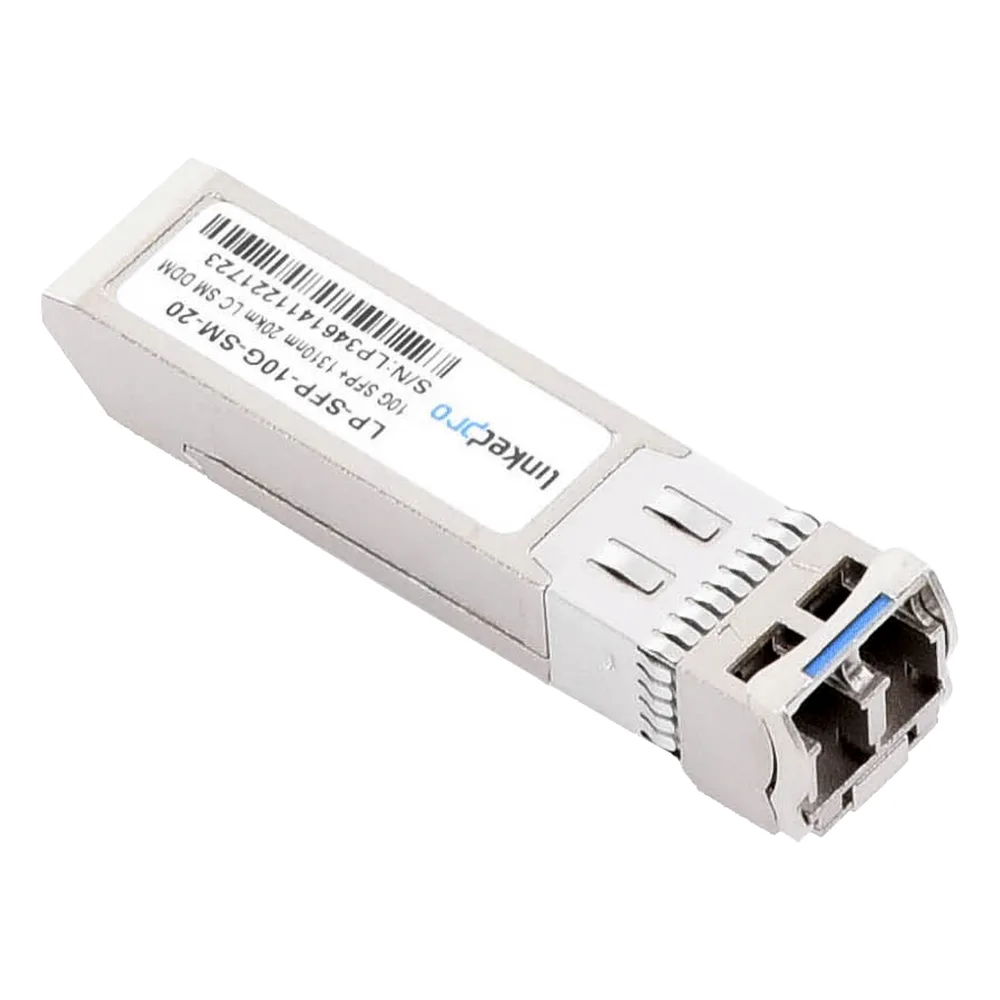 Transceptor Óptico SFP+ (Mini-Gbic) / Monomodo 1310 nm / 10 Gbps / 10GBASE-LR / Conectores LC/UPC Dúplex / DDM / Hasta 20 km – vista 4
