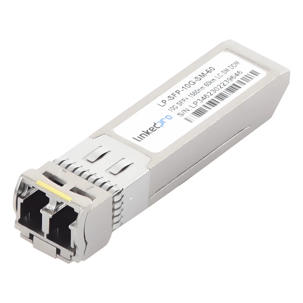 Transceptor Óptico SFP+ (Mini-Gbic) / Monomodo 1550 nm / 10 Gbps / 10GBASE-ER / Conectores LC/UPC Dúplex / DDM / Hasta 60 km