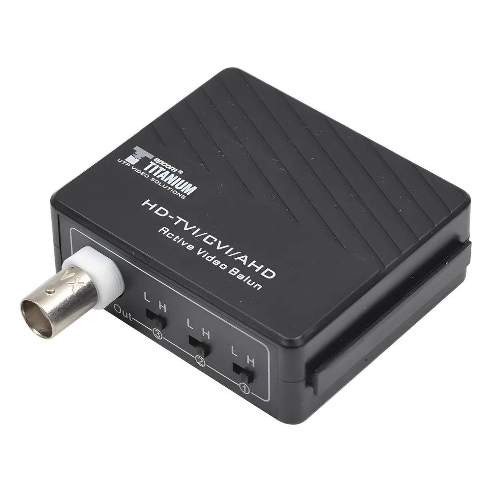 (TRANSCEPTOR) RECEPTOR DE VIDEO ACTIVO DE LARGO ALCANCE /  400 Metros con RECEPTOR ACTIVO TT4501T / Resolución 2 MP / Compatible con cámaras HD-TVI/CVI/AHD/CVBS / Protección Interconstruida contra sobretensión.