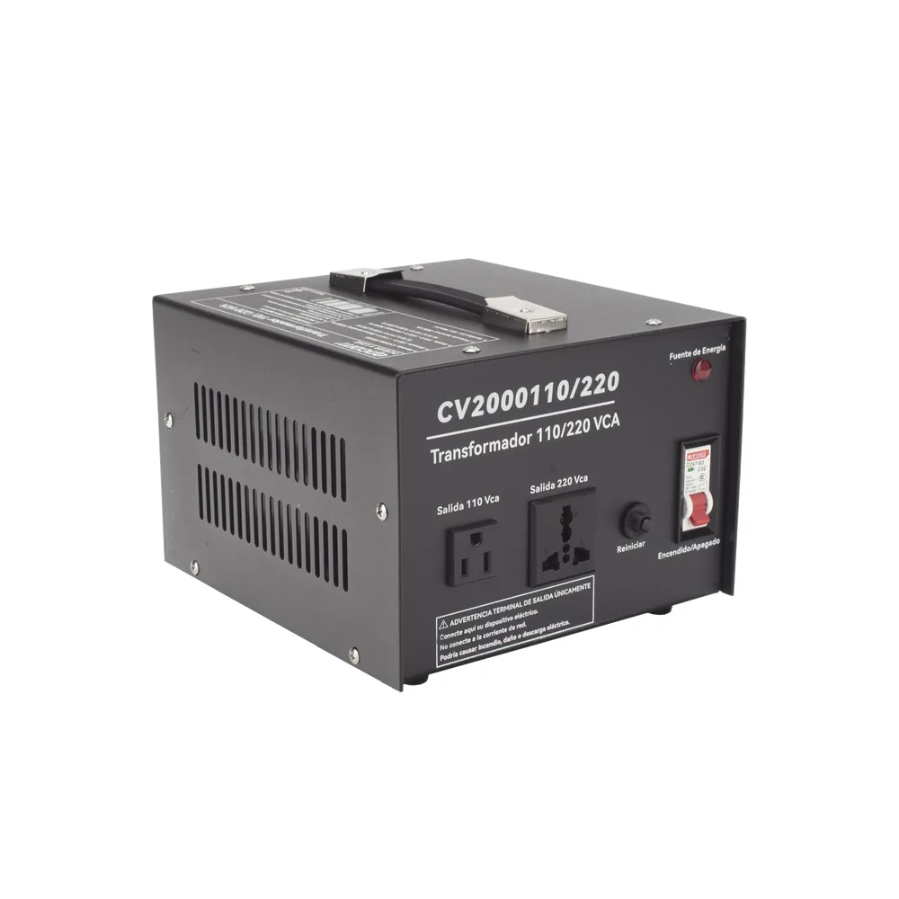 Transformador con doble función bidireccional : eleva o reduce el voltaje entre 110 Vca y 220 Vca – vista 6