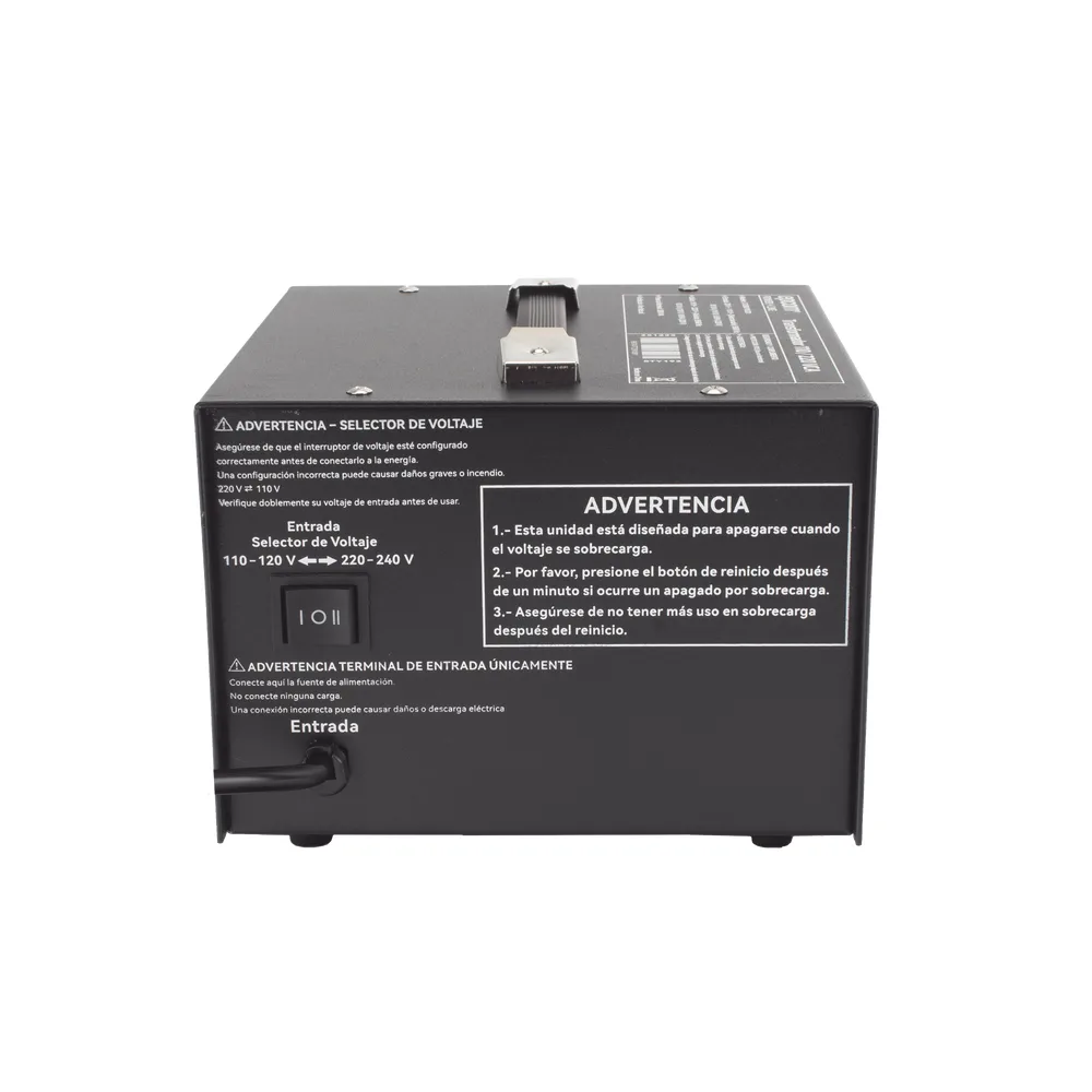 Transformador con doble función bidireccional : eleva o reduce el voltaje entre 110 Vca y 220 Vca – vista 7