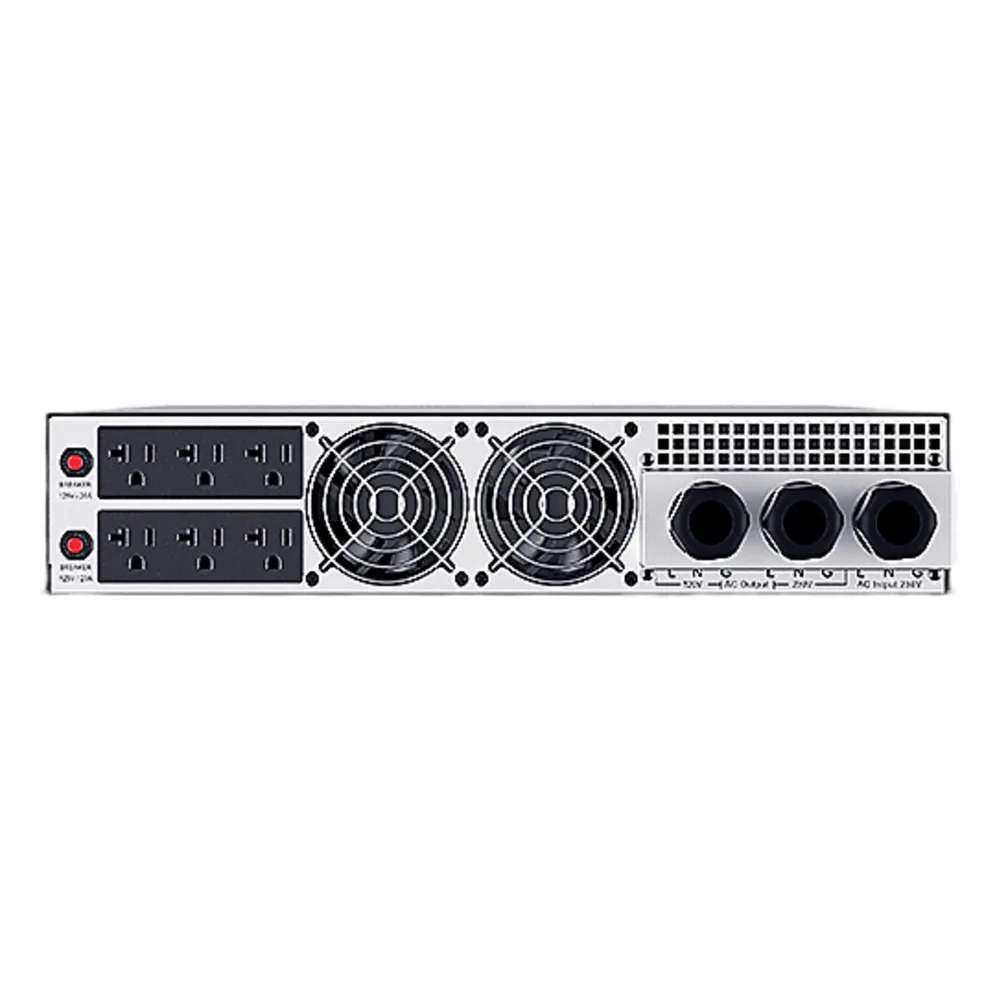 Transformador Reductor de 208 Vca a 120 Vca, Con entrada Hardwire con Cable de Uso Rudo y 6 Salidas NEMA 5-20R, Recomendado para UPS modelo OLS10KERT5UNEMA – vista 3