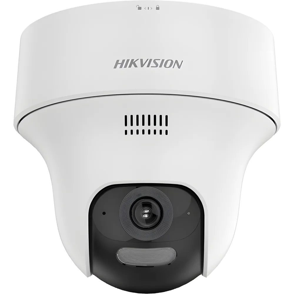 Turret PT IP 4 Megapixel / Lente 2.8 mm / Dual Light (20 mts IR + 15 mts Luz Blanca) / Wi-Fi / IP54 / dWDR / H.265 / Audio Bidireccional (Micrófono y Bocina) / Micro SD – vista 2