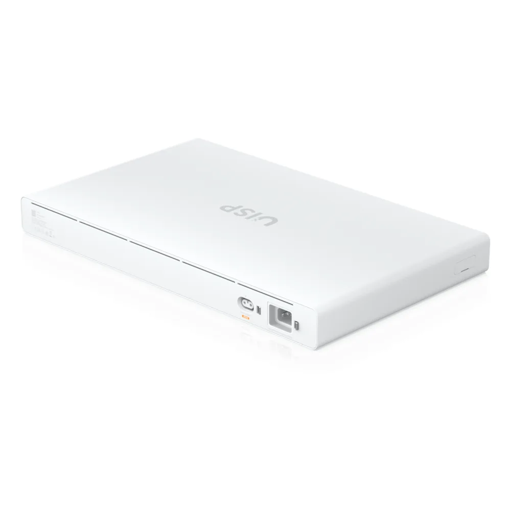 UISP Switch Pro – Switch PoE de 220 W (27 V) con 24 Puertos GbE, 16 Puertos PoE Pasivo 27 V y 4 Puertos SFP+ 10G – vista 4
