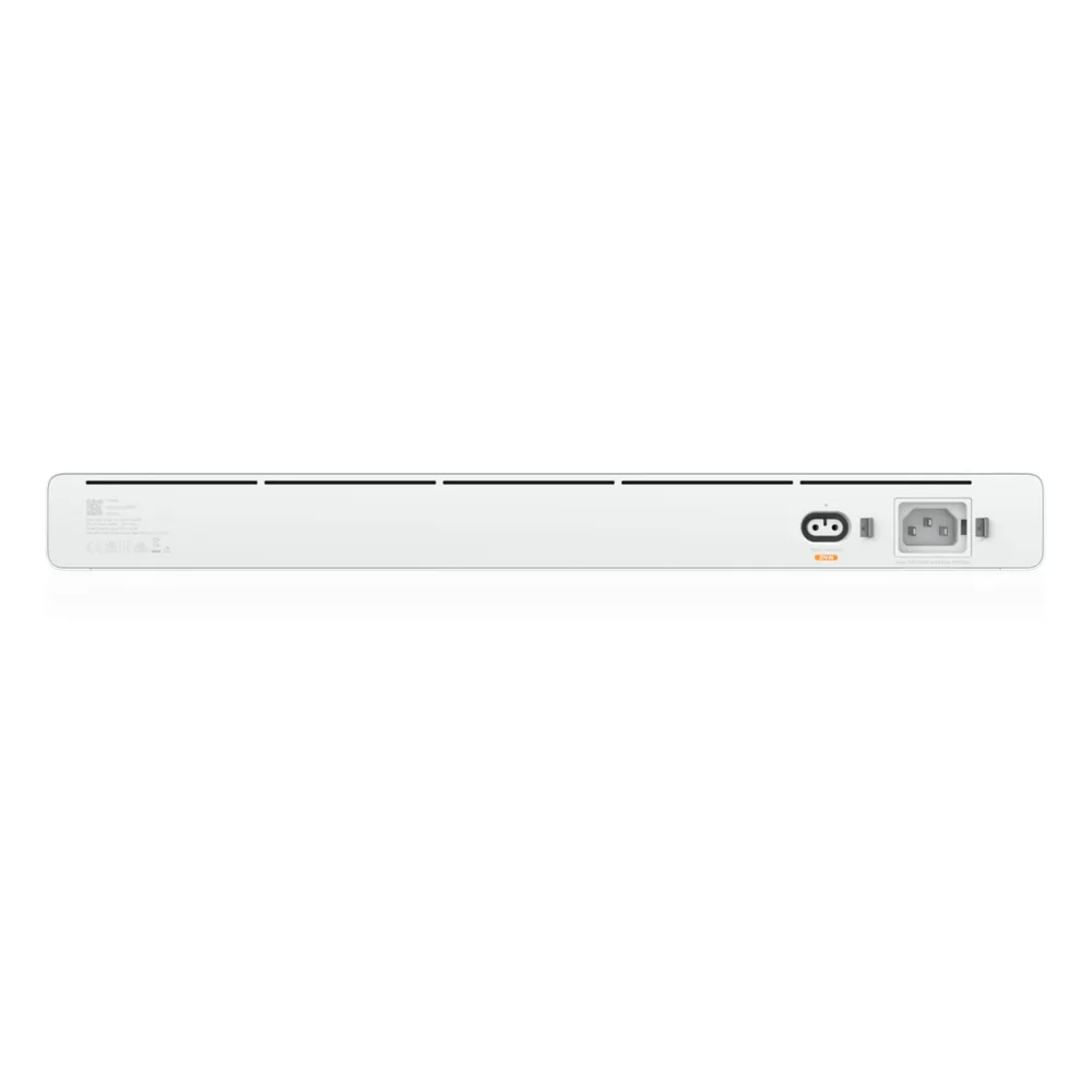UISP Switch Pro – Switch PoE de 220 W (27 V) con 24 Puertos GbE, 16 Puertos PoE Pasivo 27 V y 4 Puertos SFP+ 10G – vista 5