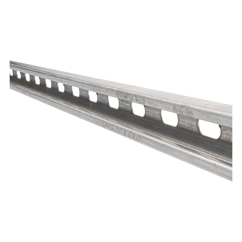 Unicanal perforado 4x2, 3000 mm, con acabado Electro Zinc – vista 3
