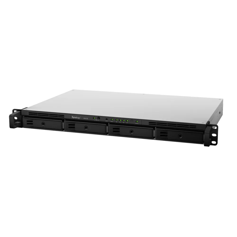 Unidad de Expansión Synology RX418 | 4 Bahías SATA HDD/SSD 3.5" y 2.5" | eSATA | Profundidad 30 cm | Compatible con RackStation 1U | Administración DSM. – vista 4