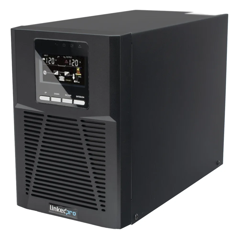 UPS 1000VA / 900W Online Doble Conversión / Rack-Torre 2U / Onda Senoidal Pura