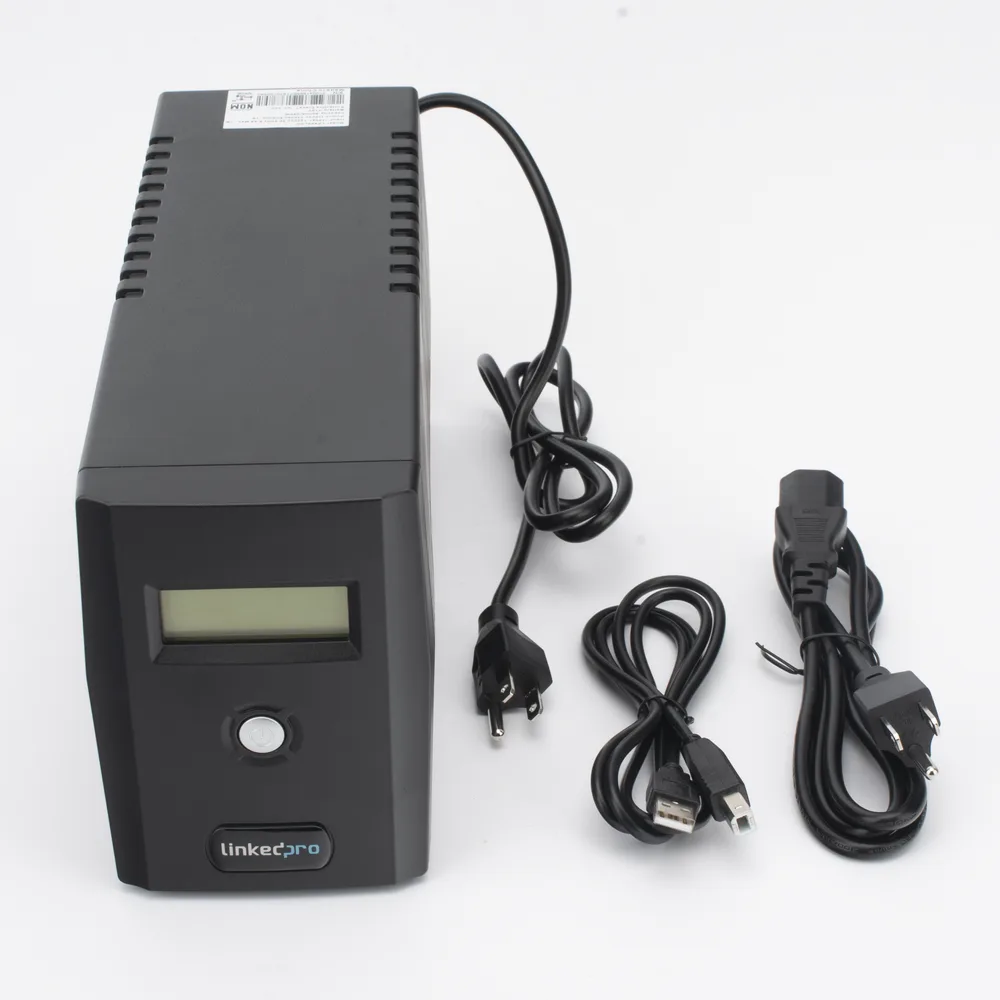 UPS 600VA/360 W Pantalla LCD / Línea Interactiva 120Vca / 6 tomas 5-15R (4 Respaldadas) / Regulación de Voltaje / Protección RJ45 – vista 4