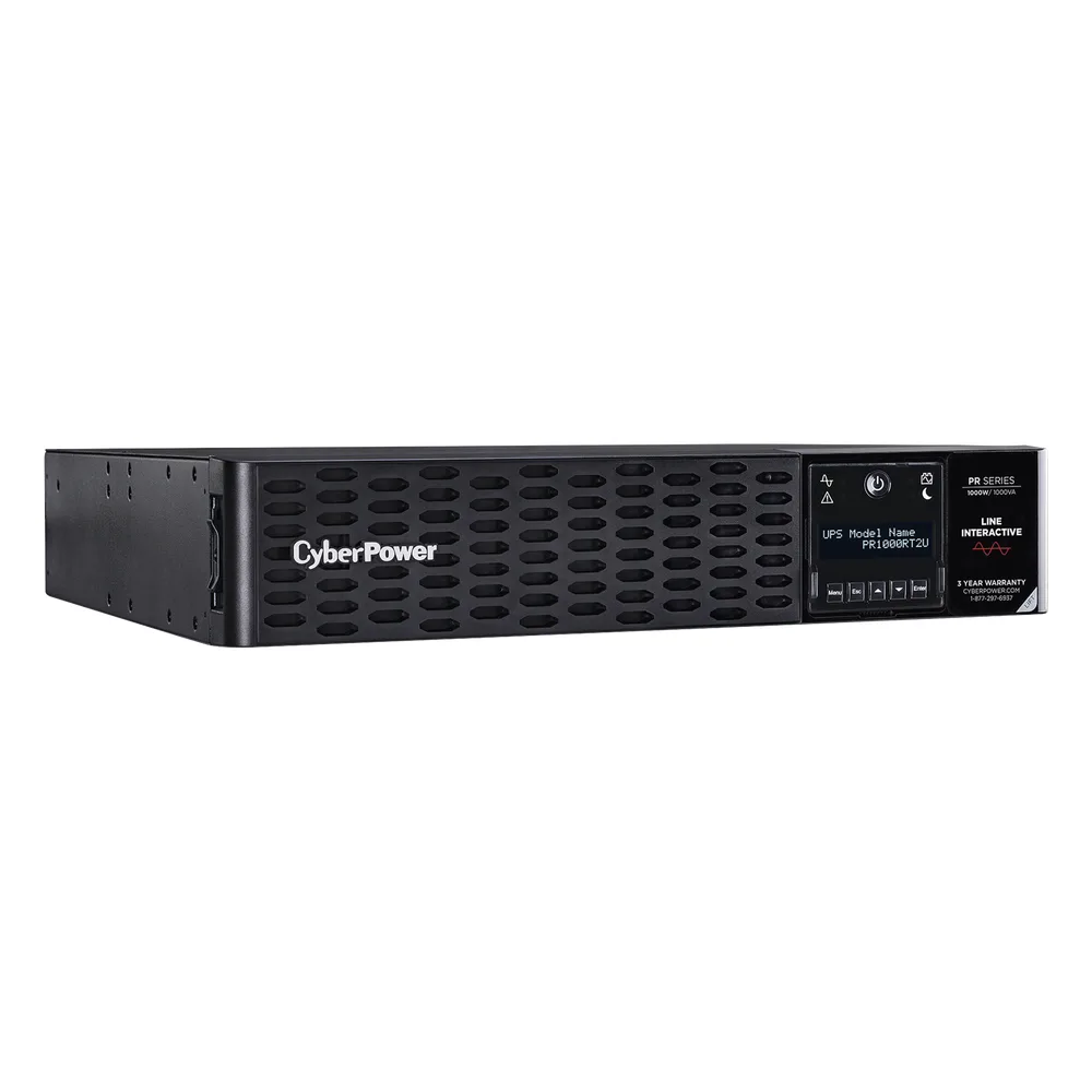 UPS de 1000 VA /1000 W, Topología Línea Interactiva, Entrada 120 Vca NEMA 5-15P, Onda Senoidal Pura, Torre o Rack 2 UR, Con 8 Tomas NEMA 5-15R – vista 5