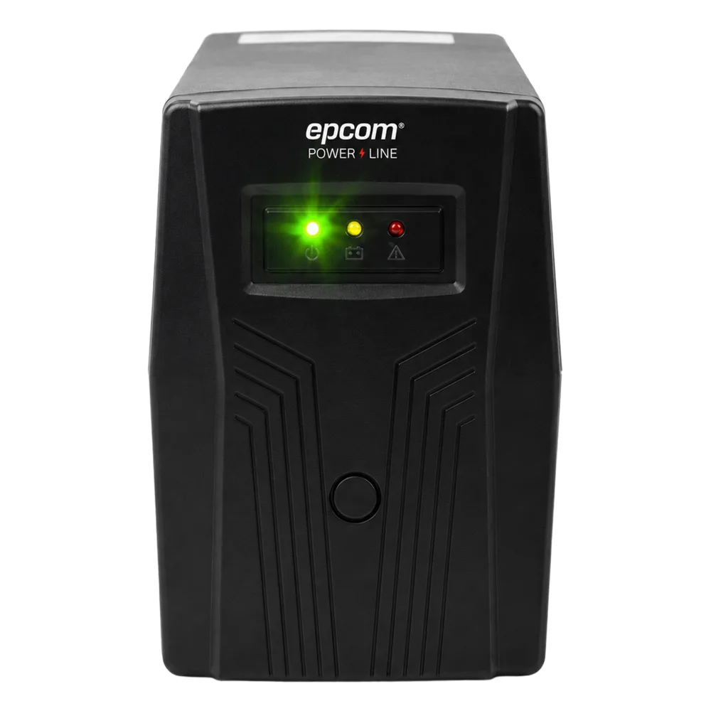 UPS de 1,000VA/600W / Topología Línea Interactiva / Entrada y Salida 120 Vca / Clavija NEMA 5-15P / 6 Tomas NEMA 5-15R – vista 2