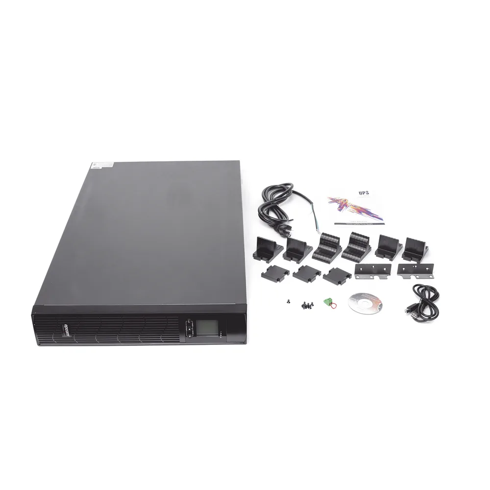 UPS de 2000VA/1800W / Topología On-Line Doble Conversión / Entrada y Salida de 120 Vca / Clavija de Entrada NEMA 5-20P / Pantalla LCD Configurable / Formato Rack/Torre – vista 9