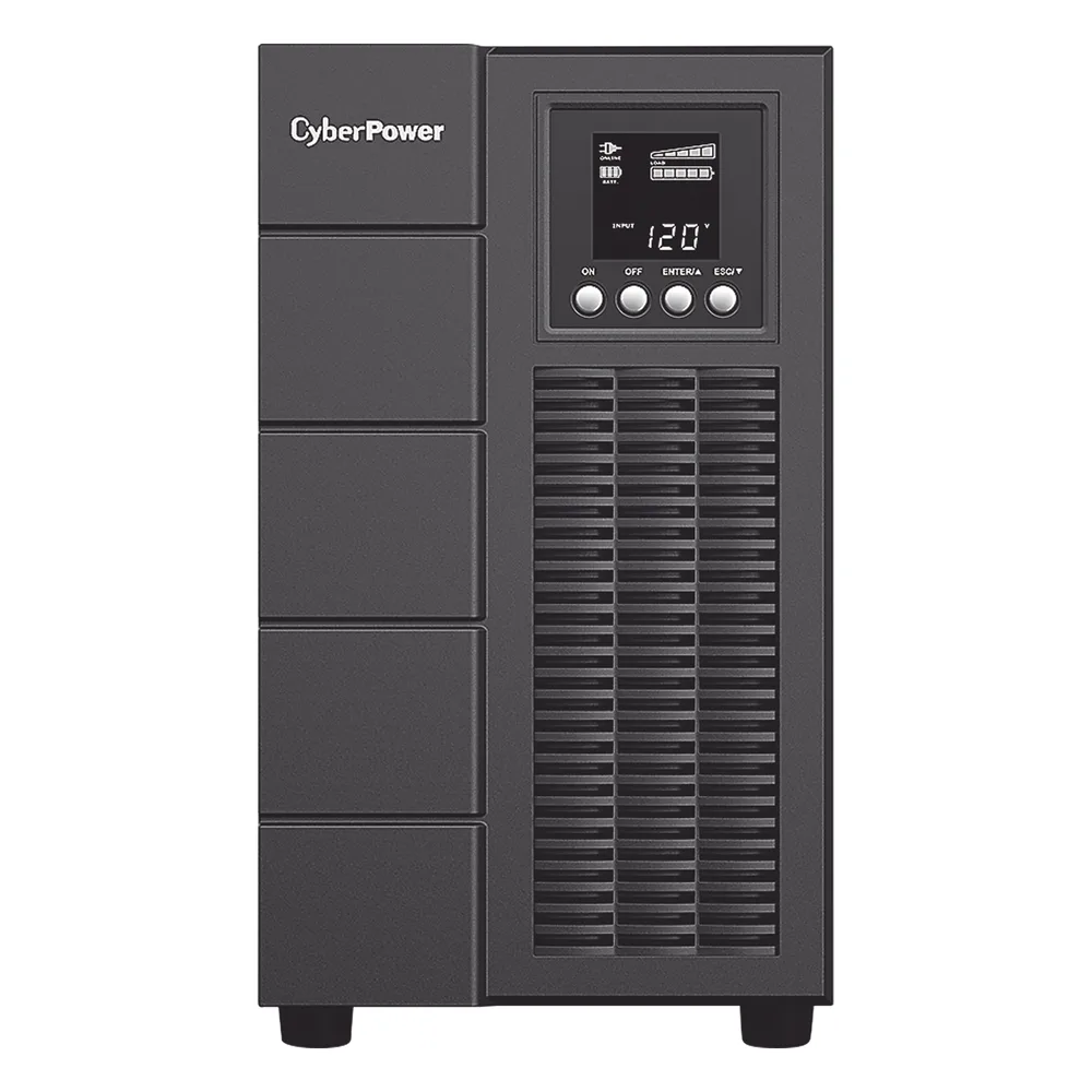 UPS de 3000 VA/2700 W, Online Doble Conversión, Entrada 120 Vca NEMA L5-30P, Onda Senoidal Pura, Tipo Torre, Con 6 Tomas NEMA 5-20R y 1 Block Hardwired – vista 2