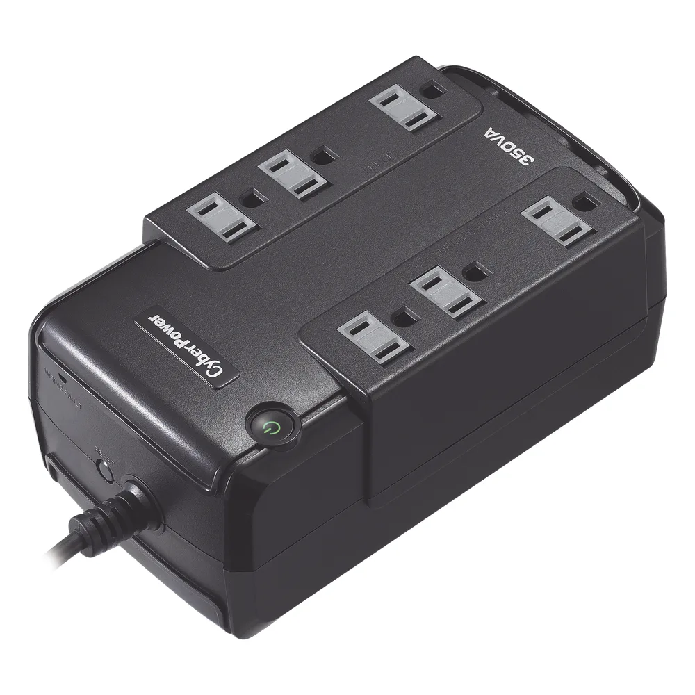 UPS de 350 VA/255 W, Topología Standby, Entrada 120 Vca NEMA 5-15P, Tipo Gabinete Compacto, Con 6 Tomas NEMA 5-15R – vista 3