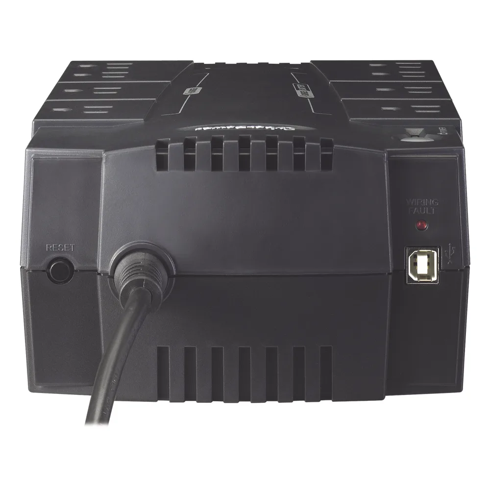 UPS de 425 VA/255 W, Topología Standby, Entrada 120 Vca NEMA 5-15P, Tipo Gabinete Compacto, Con 8 Tomas NEMA 5-15R – vista 4