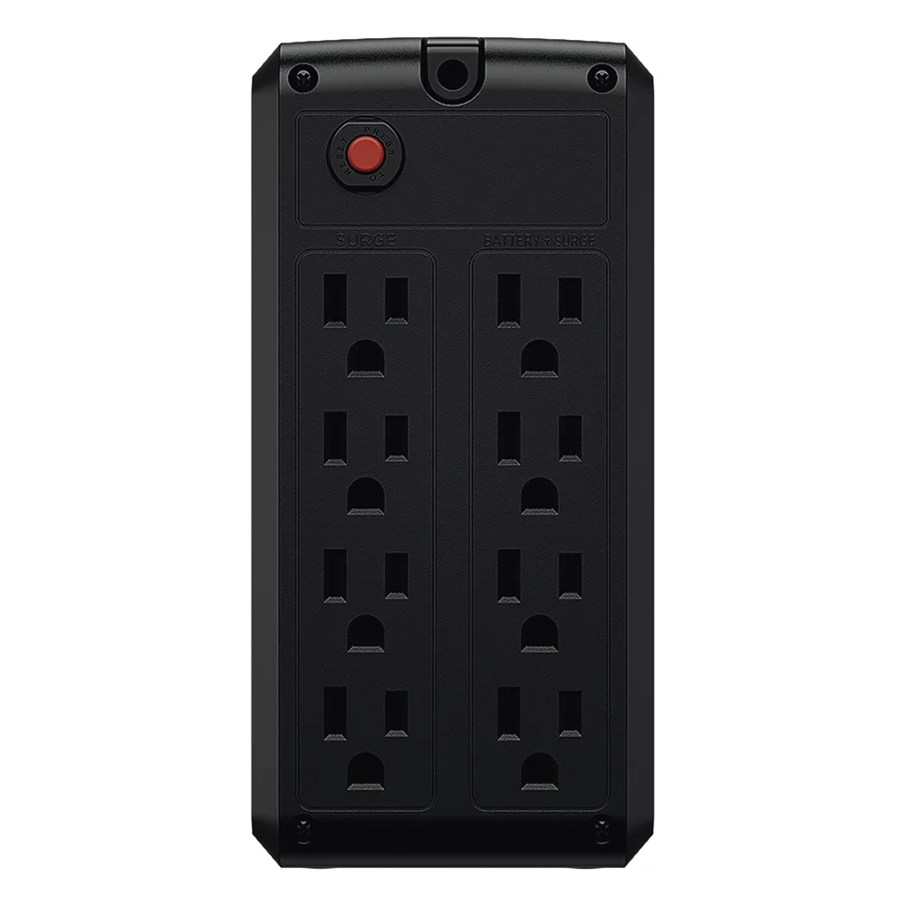 UPS de 550 VA/275 W, Topología Línea Interactiva, Entrada 120 Vca NEMA 5-15P, y 8 Salidas NEMA 5-15R, Puerto USB, Con Regulador de Voltaje (AVR) – vista 4