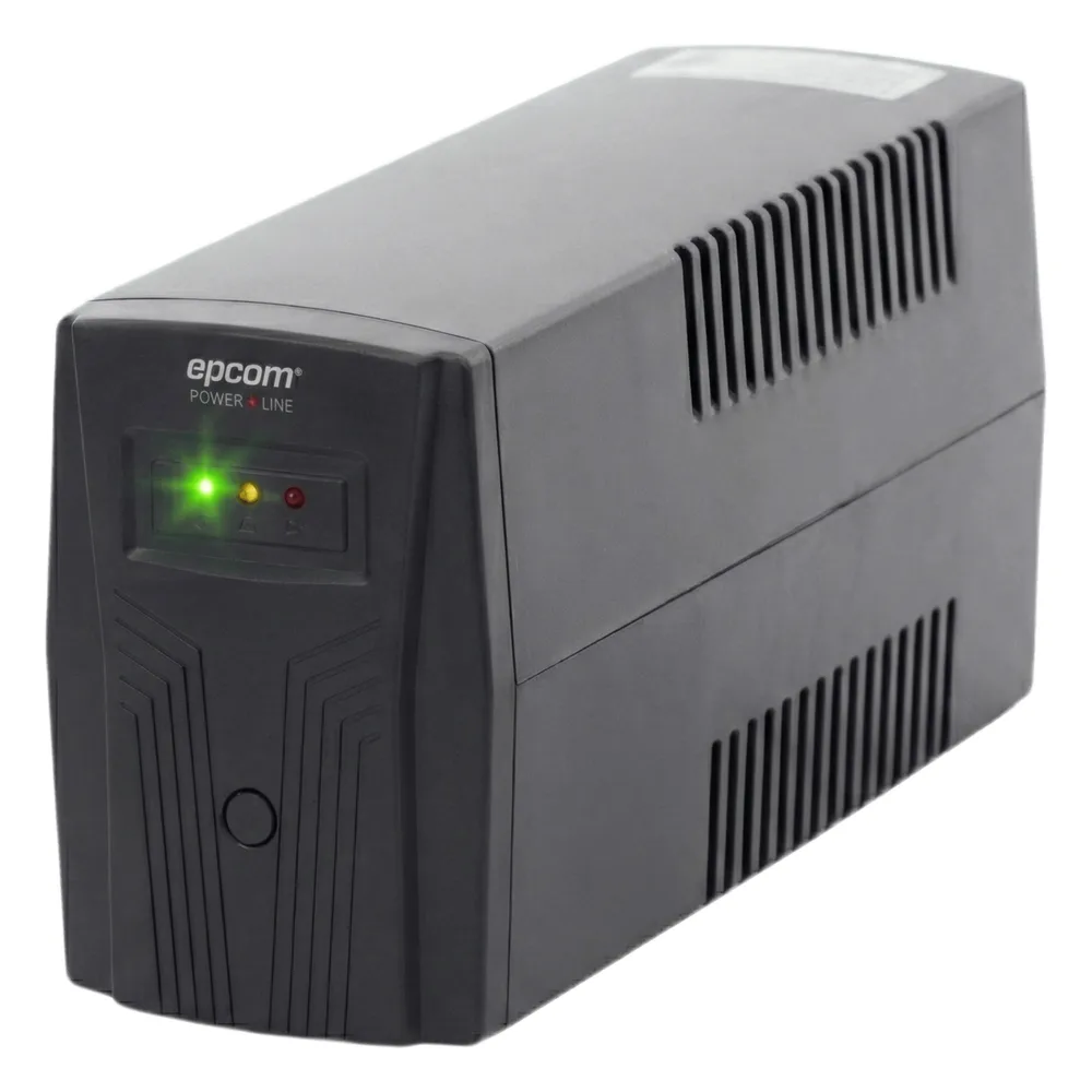UPS de 600VA/360W / Protección contra Descarga, Sobretensión y Picos Transitorios / Entrada y Salida 120 Vca / Clavija NEMA 5-15P / 4 Tomas NEMA 5-15R/ Sin Protector RJ11 ni RJ45
