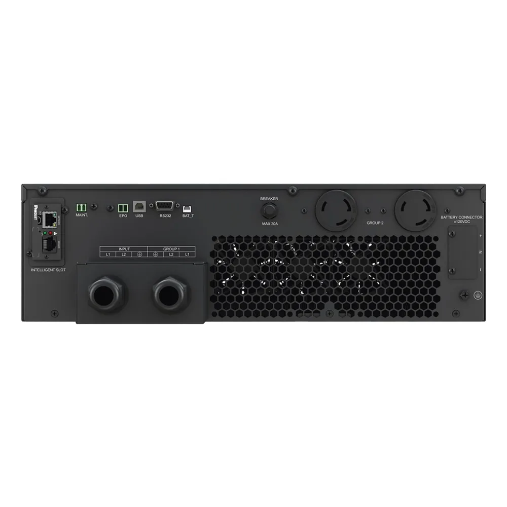 UPS SmartZone de 10000 VA/10000 W, Online Doble Conversión, Entrada 208/240 Vca Con Terminal L1+L2+G, Onda Senoidal Pura, 6 UR, Con 2 Tomas NEMA L6-30R y Terminal L1+L2+G, Incluye Tarjeta de Red y Kit de Rieles – vista 4