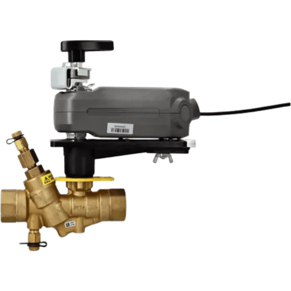 Válvula de control independiente de presión (PICV) de 2 vías, 1 pulgada NPT, modulante, 24 V CA, falla segura abierta para HVAC – vista 2