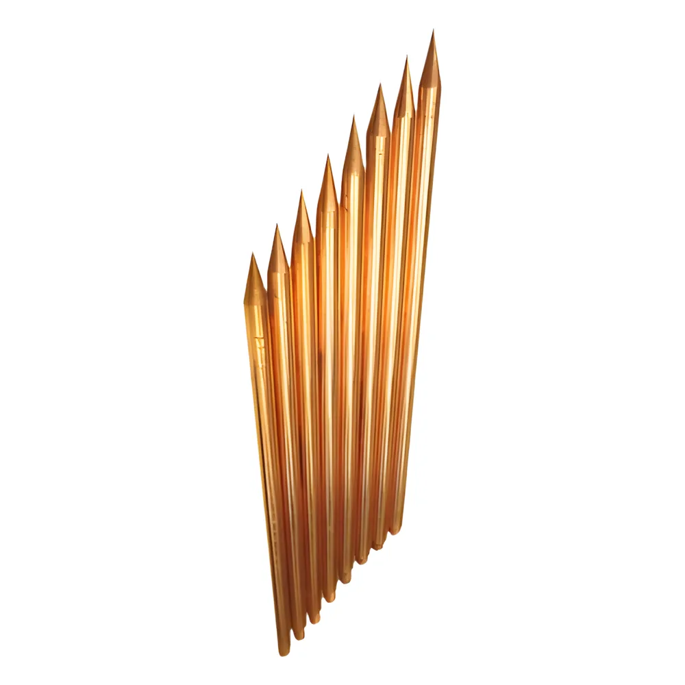 Varilla de Acero con Recubrimiento de Cobre Diámetro 1/2" de 1.5 m de Largo (1 Pieza).
