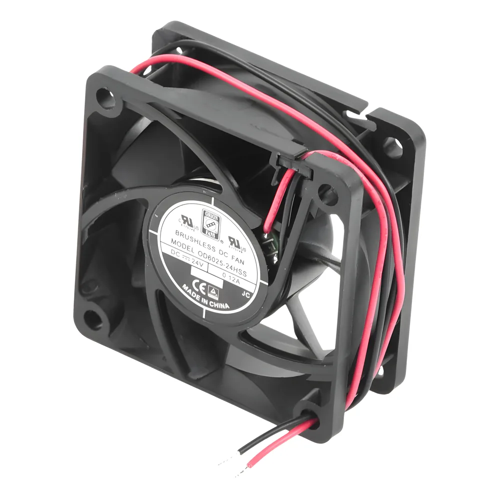 Ventilador Anticondensante Axial Cuadrado, 60x60x25 mm, 24 Vcc, 4500 RPM, 2.9 W, 0.12 A, Flujo de Aire de 25.0 CFM, Unión Sellada. – vista 6