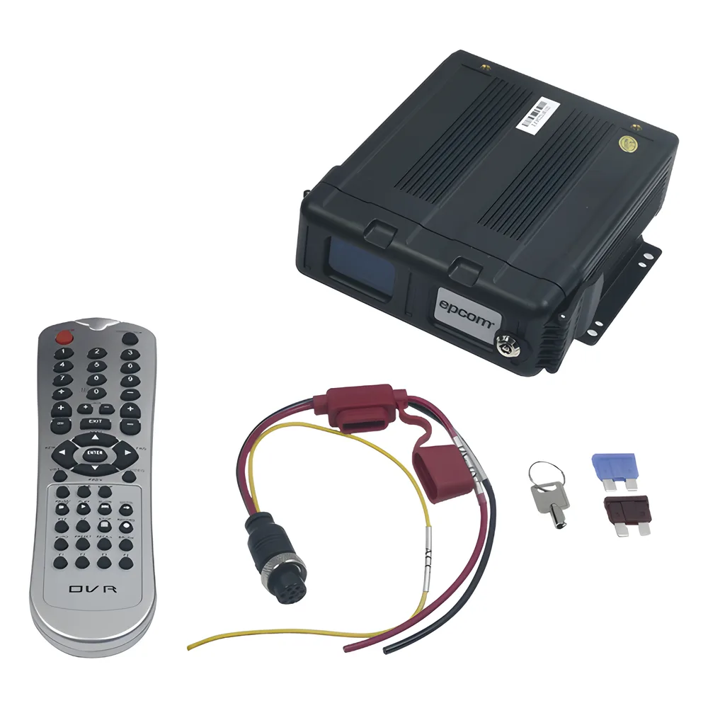 Vídeo Grabador Móvil Tríbrido, soporta 4ch AHD / Analogico + 1 ch 720P, sistema de almacenamiento mediante memoria SD – vista 3