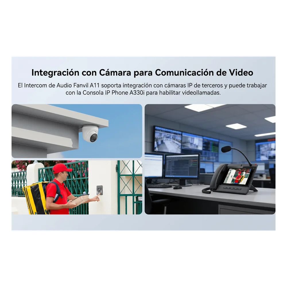 Video Intercom IP para Exterior / Cámara 4 Megapixel (1080p) / HDR e Iluminación IR / Altavoz 5W y Doble Micrófono con Reducción de Ruido / Panel Acero Inoxidable y Cuerpo Aluminio / IP66 e IK10 / PoE+ / 2 Líneas SIP – vista 14