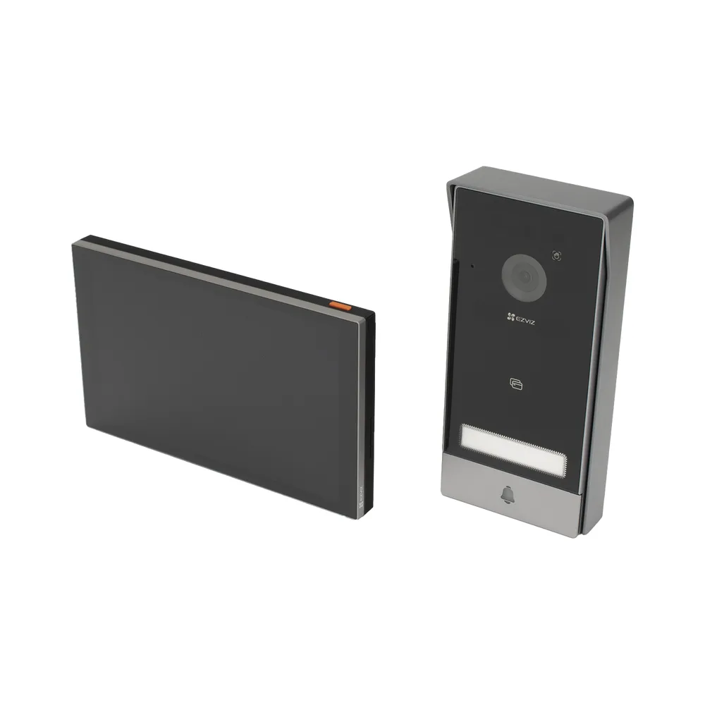 Video Portero Conexión a 2 Hilos Entre Monitor y Frente de Calle / Wi-Fi 6 Dual Band 2.4 y 5GHz con Cámara 4K / Reconocimiento de Venas de Palma / Reconocimiento Facial  / Visión Nocturna en Color / IP65 Exterior Con Protección – vista 2