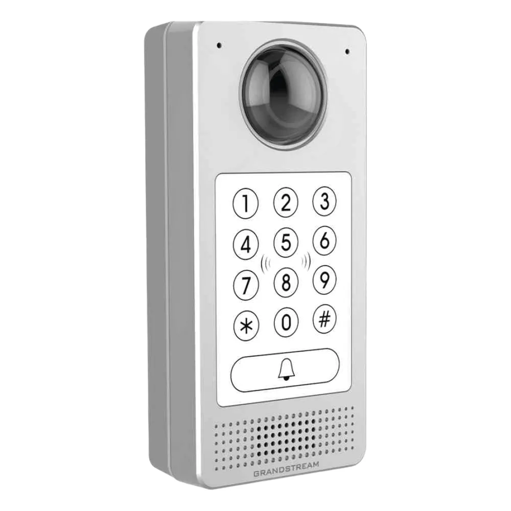 Videoportero IP (SIP) FISHEYE, apertura por código, Antivandálico, llamada y/o tarjeta, teclado retro-iluminación