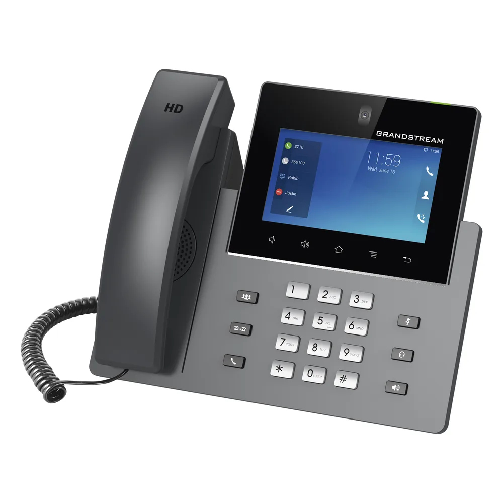 Videoteléfono IP pantalla táctil con android de 16 líneas, doble puerto Gigabit, PoE/PoE+ – vista 5