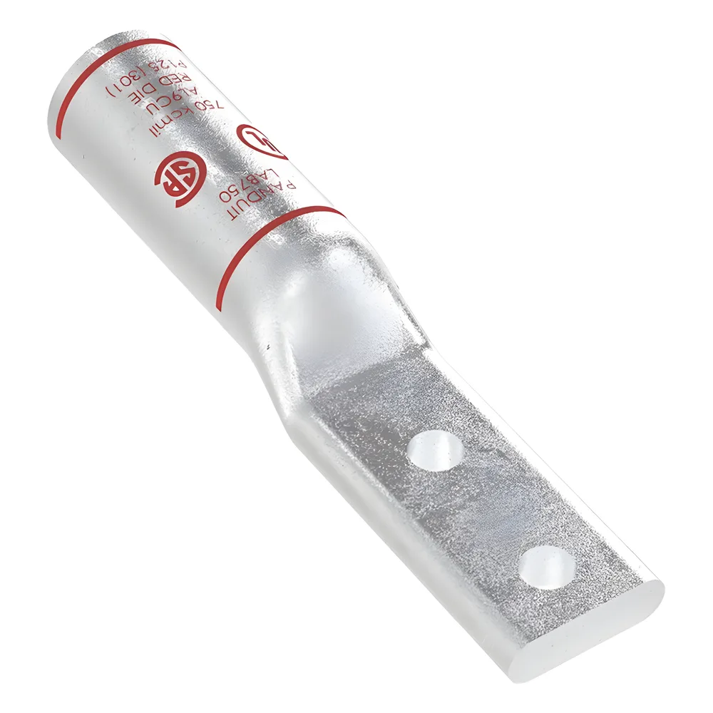 Zapata de compresión Aluminio LAB750-12-24R para cal. 750 Kcmil, Doble barreno para tornillo prisionero de 1/2, Espaciado de orificio 44.45mm, 1 Pz – vista 3