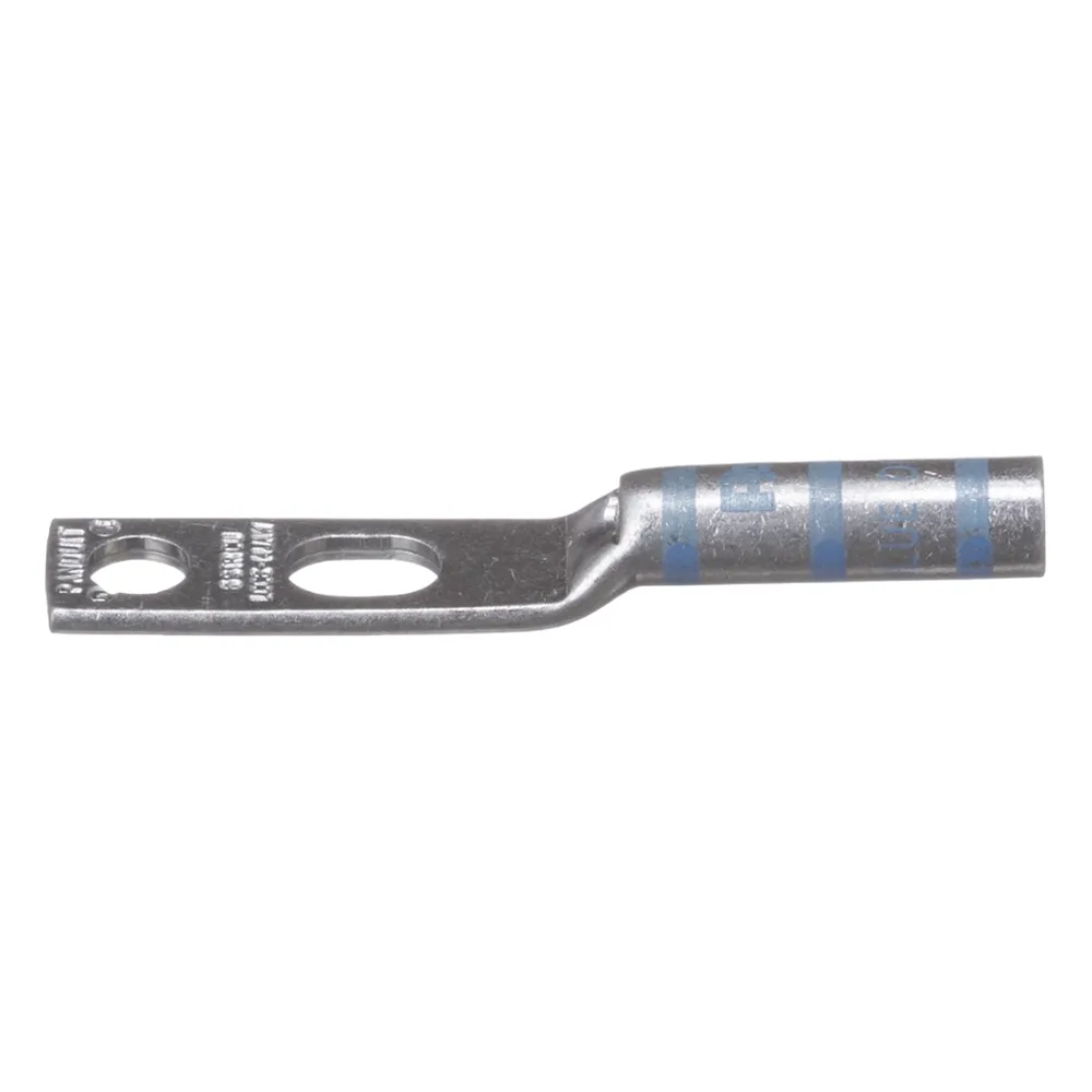 Zapata de compresión LCC6-14JAW-l para cal. 6 Awg, Doble barreno para tornillo prisionero de 1/4, 1 pz – vista 2