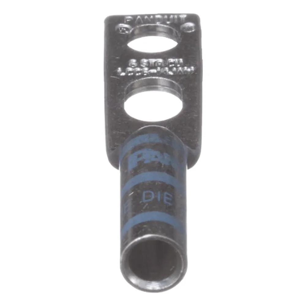 Zapata de compresión LCC6-14JAW-l para cal. 6 Awg, Doble barreno para tornillo prisionero de 1/4, 1 pz – vista 3